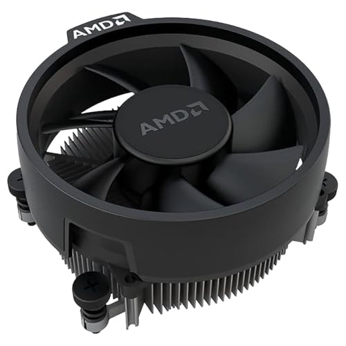 Amd Wraith Stealth Socket Am4 4 Pin Connector Cpu Cooler With Aluminum Heatsink & 3.93 Inch Fan (Slim)